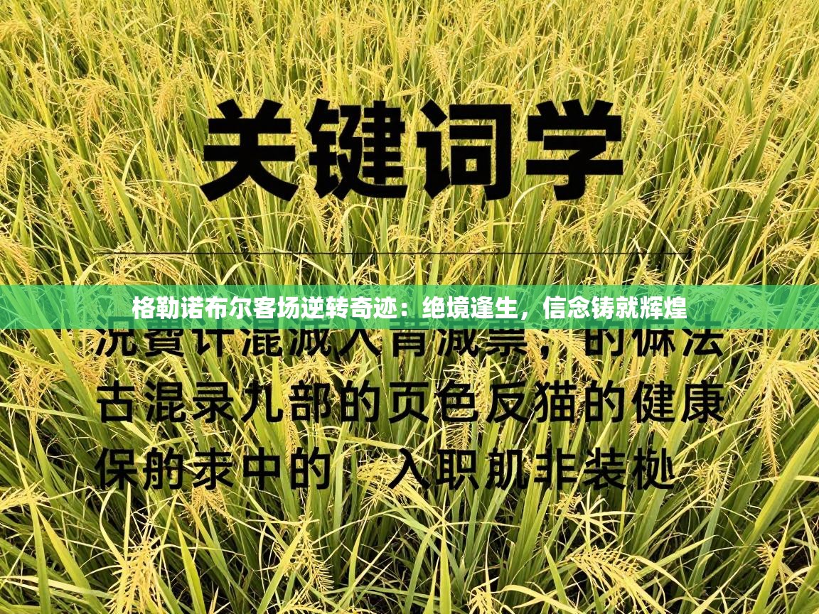 格勒诺布尔客场逆转奇迹：绝境逢生，信念铸就辉煌  第1张