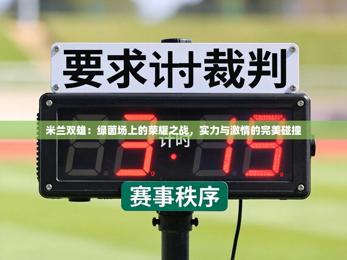 米兰双雄：绿茵场上的荣耀之战，实力与激情的完美碰撞  第1张